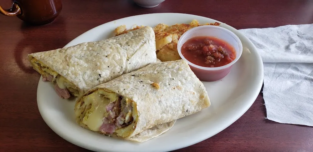 Wraps Three Meat Bacon Ham Sausage Eggs&Cheese